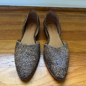 Madewell Calf Hair Leopard Loafers
